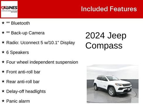Used 2024 Jeep Compass Latitude AWD/4WD image 3