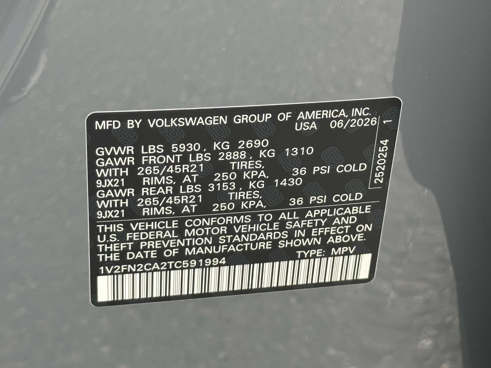 New 2026 Volkswagen Atlas SEL Premium R-Line AWD/4WD image 16
