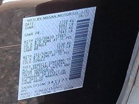 Certified 2022 INFINITI QX60 Luxe w/ Cargo Package image 27