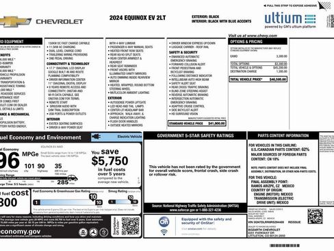 Used 2024 Chevrolet Equinox EV LT image 4