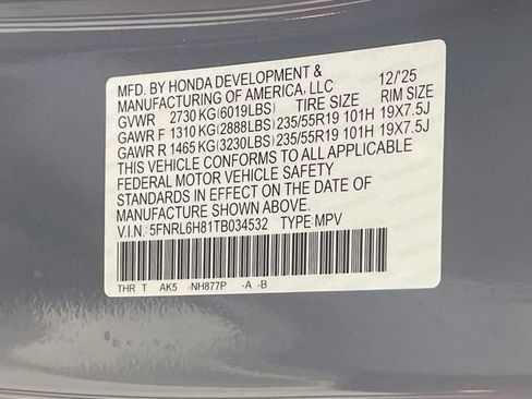 Used 2026 Honda Odyssey Touring image 36
