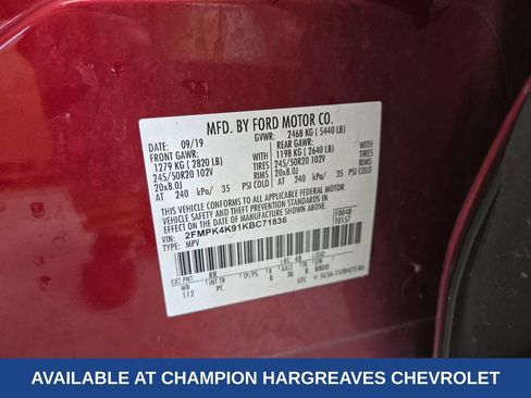 Used 2019 Ford Edge Titanium w/ Equipment Group 301A image 43