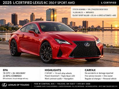 Certified 2025 Lexus RC 350 F Sport