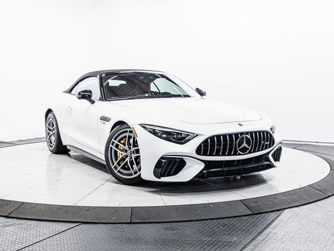 Certified 2022 Mercedes-Benz SL 55 AMG 4MATIC w/ Driver Assistance Package image 1