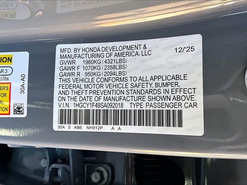 New 2025 Honda Accord SE image 22