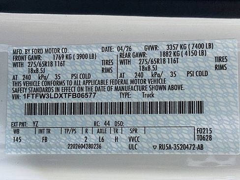 New 2026 Ford F150 XLT w/ Equipment Group 302A MID AWD/4WD image 24