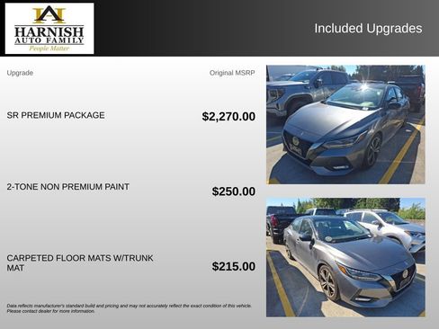 Used 2021 Nissan Sentra SR w/ SR Premium Package FWD image 4