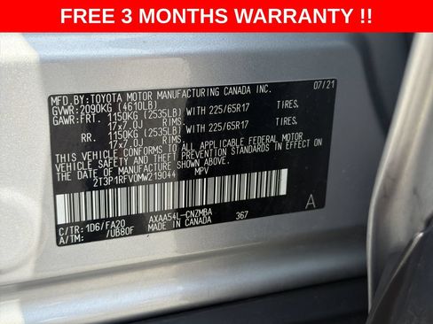 Used 2021 Toyota RAV4 XLE AWD/4WD image 23