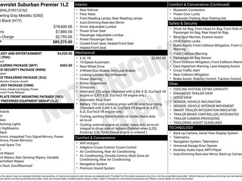 New 2026 Chevrolet Suburban Premier RWD image 5