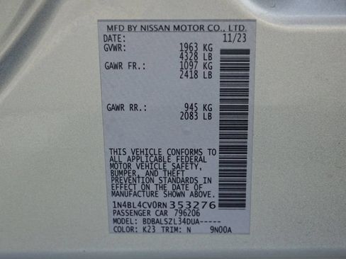 Used 2024 Nissan Altima 2.5 SR FWD image 37