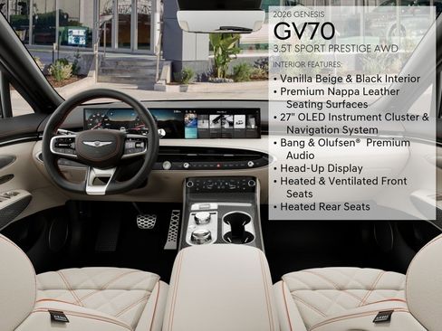 New 2026 Genesis GV70 3.5T Sport Prestige image 18