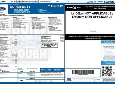 Used 2025 Ford F350 Lariat w/ Black Appearance Package AWD/4WD image 4