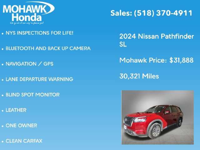 Used 2024 Nissan Pathfinder SL AWD/4WD image 7
