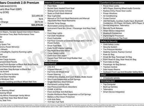 Used 2017 Subaru Crosstrek 2.0i Premium image 38