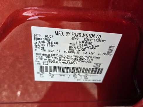 Used 2022 Ford Maverick Lariat w/ Lariat Luxury Package FWD image 20