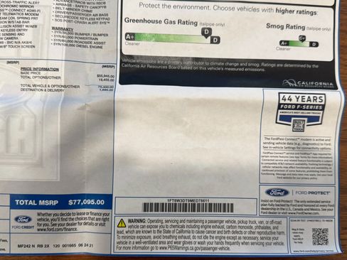 Used 2021 Ford F350 Lariat w/ Lariat Ultimate Package image 83