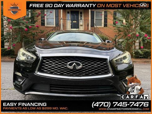 Used 2018 INFINITI Q50 Luxe w/ Sensory Package (Luxe) RWD image 4