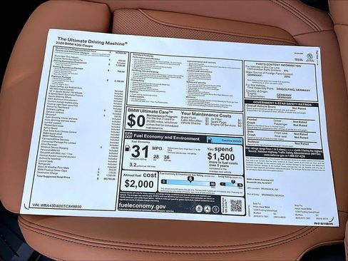 New 2026 BMW 430i Coupe w/ Premium Package RWD image 18