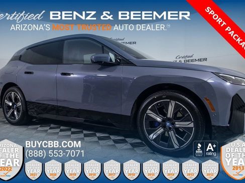 Used 2023 BMW iX xDrive50 w/ Sport Package image 1