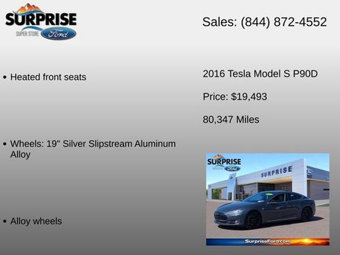 Used 2016 Tesla Model S Performance AWD/4WD image 18