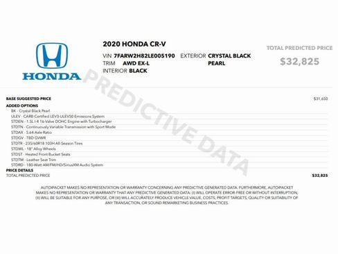 Used 2020 Honda CR-V EX-L image 2