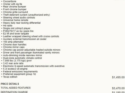 Used 2016 Chevrolet Silverado 1500 LTZ w/ Texas Edition image 8