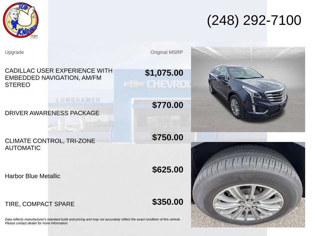 Certified 2018 Cadillac XT5 Luxury w/ Driver Awareness Package AWD/4WD image 5
