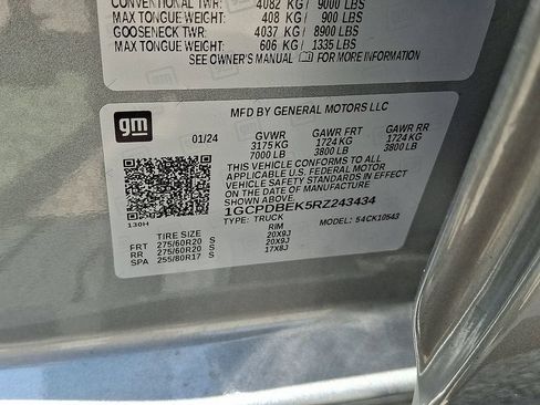 Certified 2024 Chevrolet Silverado 1500 Custom w/ Turbomax Blackout Package AWD/4WD image 29
