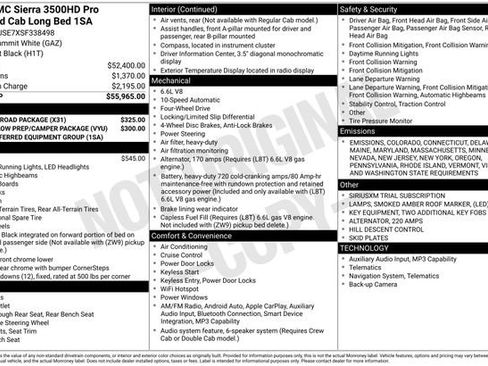 New 2025 GMC Sierra 3500 Pro w/ X31 Off-Road Package image 27