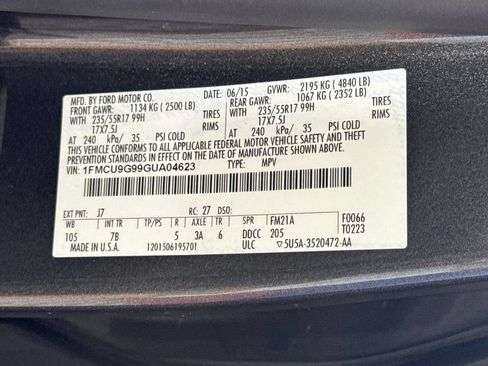 Used 2016 Ford Escape SE w/ Equipment Group 201A AWD/4WD image 30