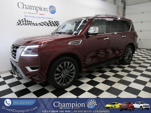 Used 2023 Nissan Armada Platinum w/ Captain's Chairs Package AWD/4WD image 12