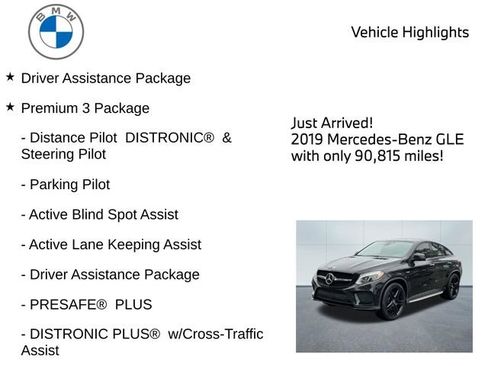 Used 2019 Mercedes-Benz GLE 43 AMG 4MATIC Coupe image 8
