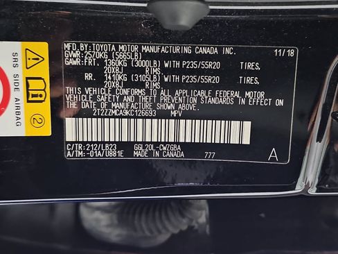 Used 2019 Lexus RX 350 FWD w/ Navigation Package image 30