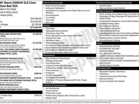 New 2026 GMC Sierra 2500 SLE AWD/4WD image 17