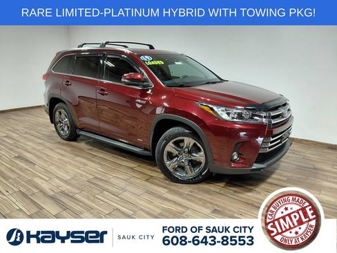 Used 2019 Toyota Highlander Limited Platinum AWD/4WD image 1