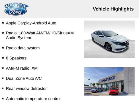 Used 2019 Honda Civic EX image 8