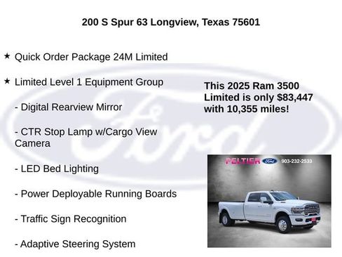 Used 2025 RAM 3500 Limited AWD/4WD image 5