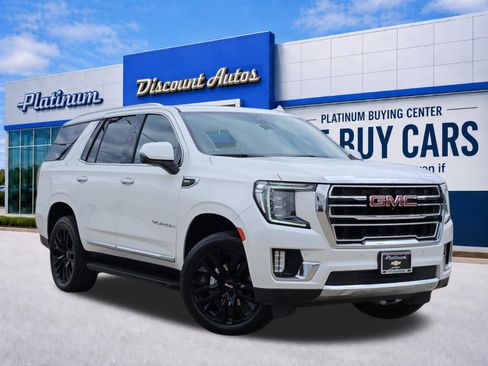 Used 2021 GMC Yukon SLT w/ SLT Premium Package RWD image 1
