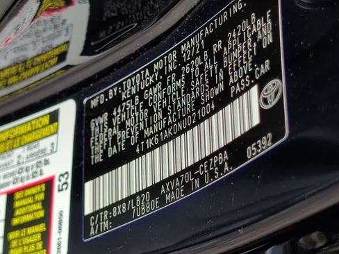 Used 2022 Toyota Camry XSE FWD image 35