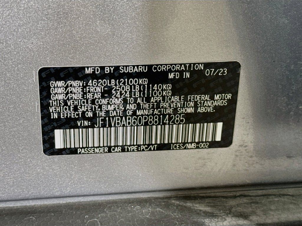 Certified 2023 Subaru WRX AWD/4WD image 38