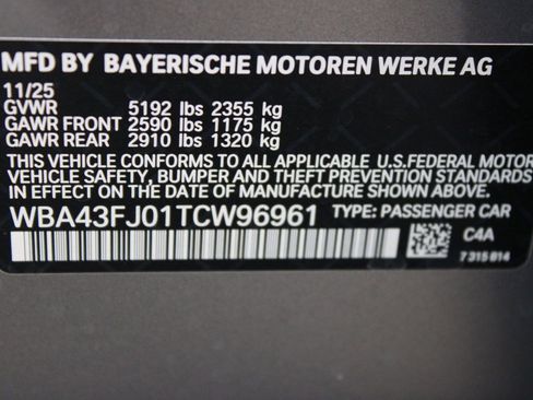 New 2026 BMW 530i w/ M Sport Package image 20