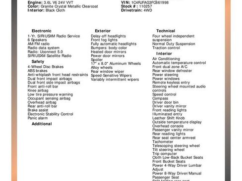 Used 2015 Jeep Grand Cherokee Laredo w/ Quick Order Package 23E image 29