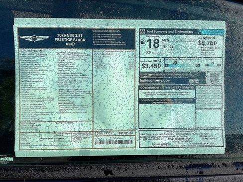 New 2026 Genesis G80 3.5T Prestige image 14