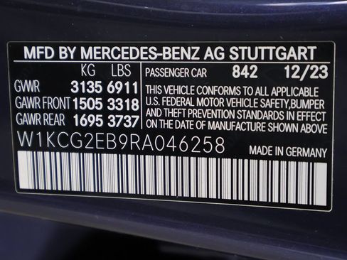 Used 2024 Mercedes-Benz EQS 450+ 4MATIC Sedan w/ AMG Line Exterior Package image 55