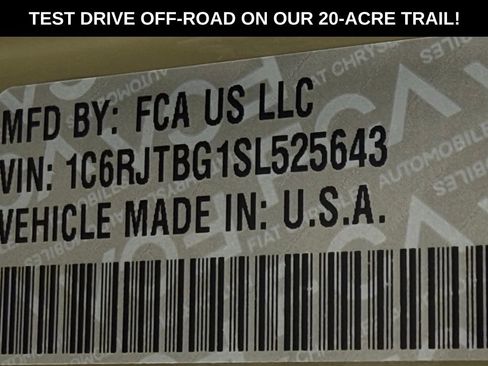 New 2025 Jeep Gladiator Rubicon image 51