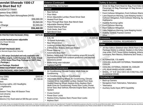 New 2026 Chevrolet Silverado 1500 LT w/ LPO, Liner Protection Package image 4