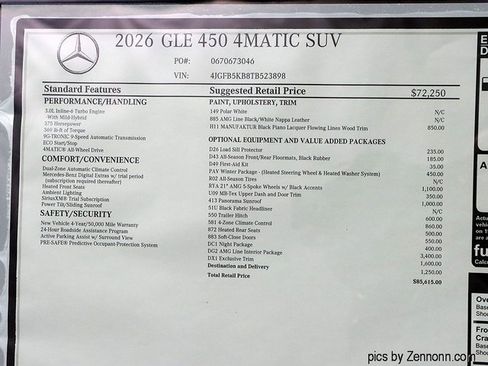 New 2026 Mercedes-Benz GLE 450 4MATIC image 29