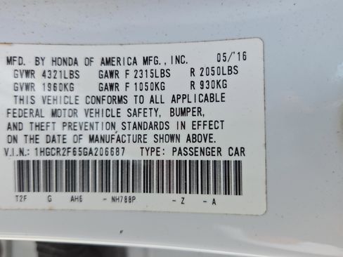 Used 2016 Honda Accord Sport image 22