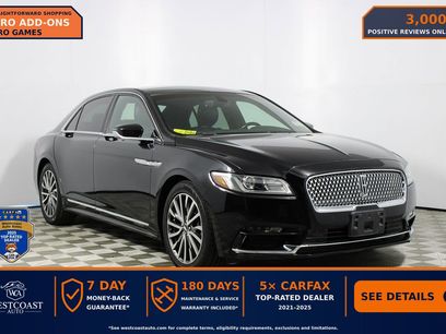 Used 2017 Lincoln Continental Select
