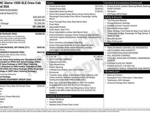 Used 2017 GMC Sierra 1500 SLE w/ SLE Value Package image 37